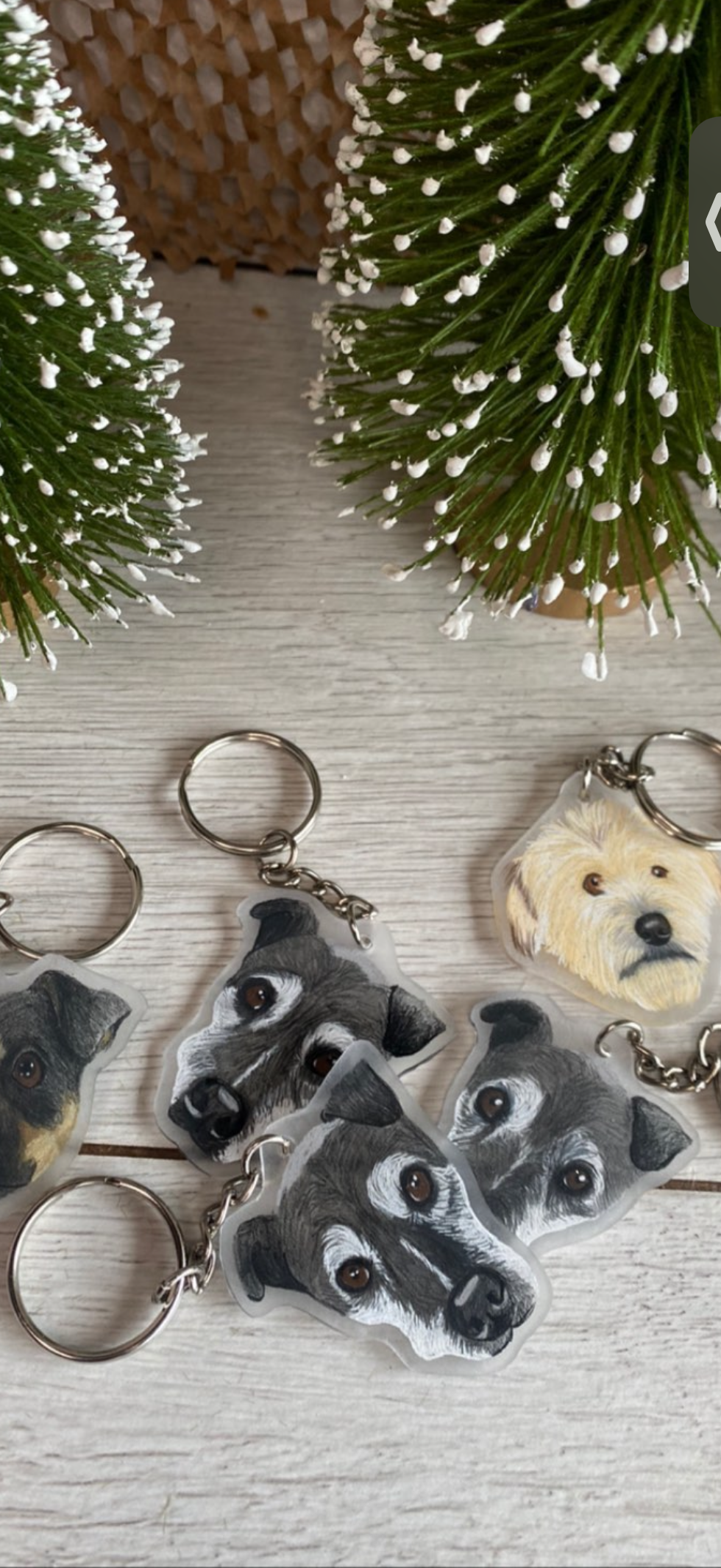 Personalised Doggy Keyring