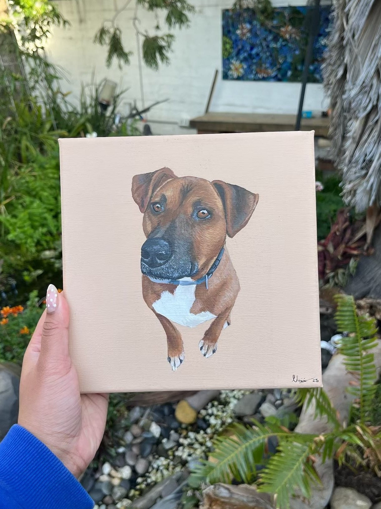 Pet Portrait 20x20cm (Canvas)