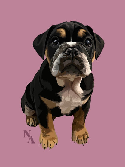 Digital Pet Portrait