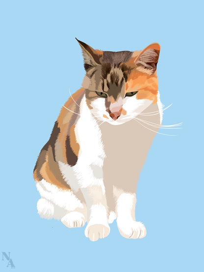 Digital Pet Portrait