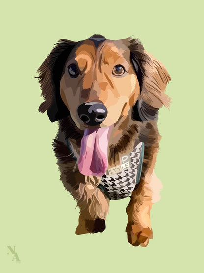 Digital Pet Portrait