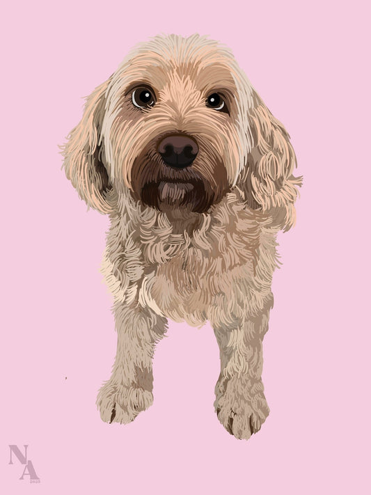 Digital Pet Portrait