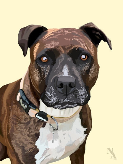 Digital Pet Portrait