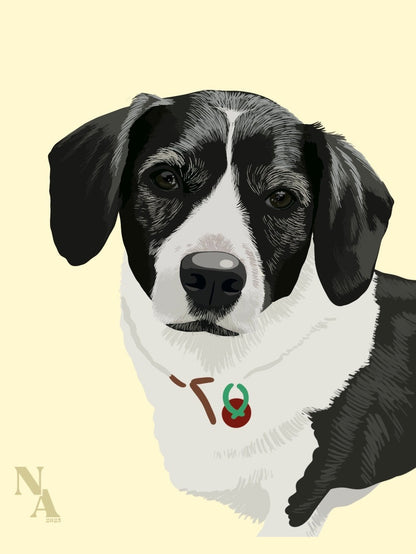 Digital Pet Portrait