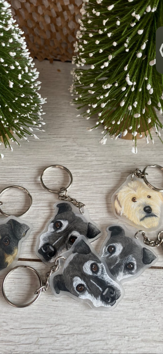 Personalised Doggy Keyring
