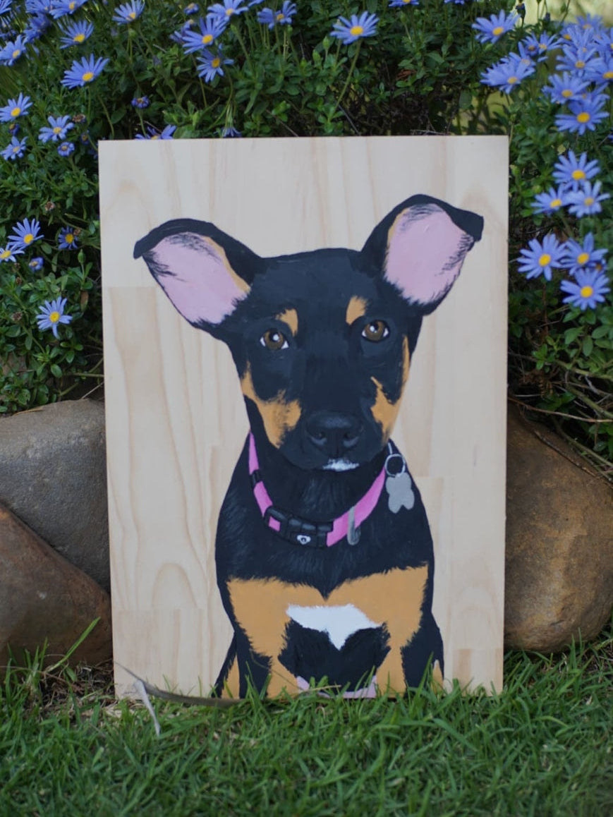 Pet Portrait (Wood)
