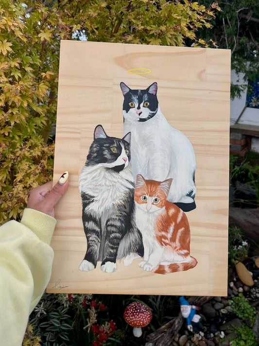 Pet Portrait (Wood)